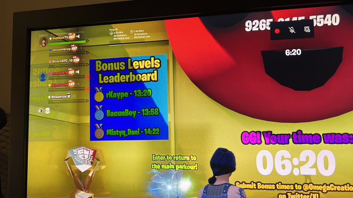 sav2667's tweet photo. @OmegaCreationsX My awesome 13 year old stepson did a record time of 6 mins 20 seconds #InstinctT9 https://t.co/YNVXmtIYce