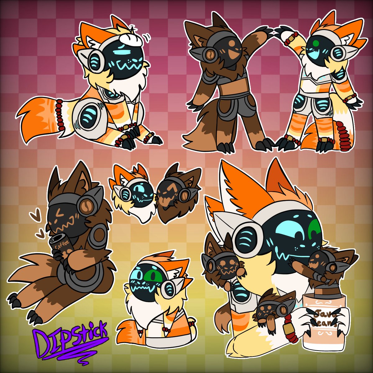 I cannot thank <a href="/DiptronicXLX/">👾The_Digital_Psycho👾 (Privated for now)</a> enough for this absolutely adorable gift. Their style is very cute and they do many other good works as well.