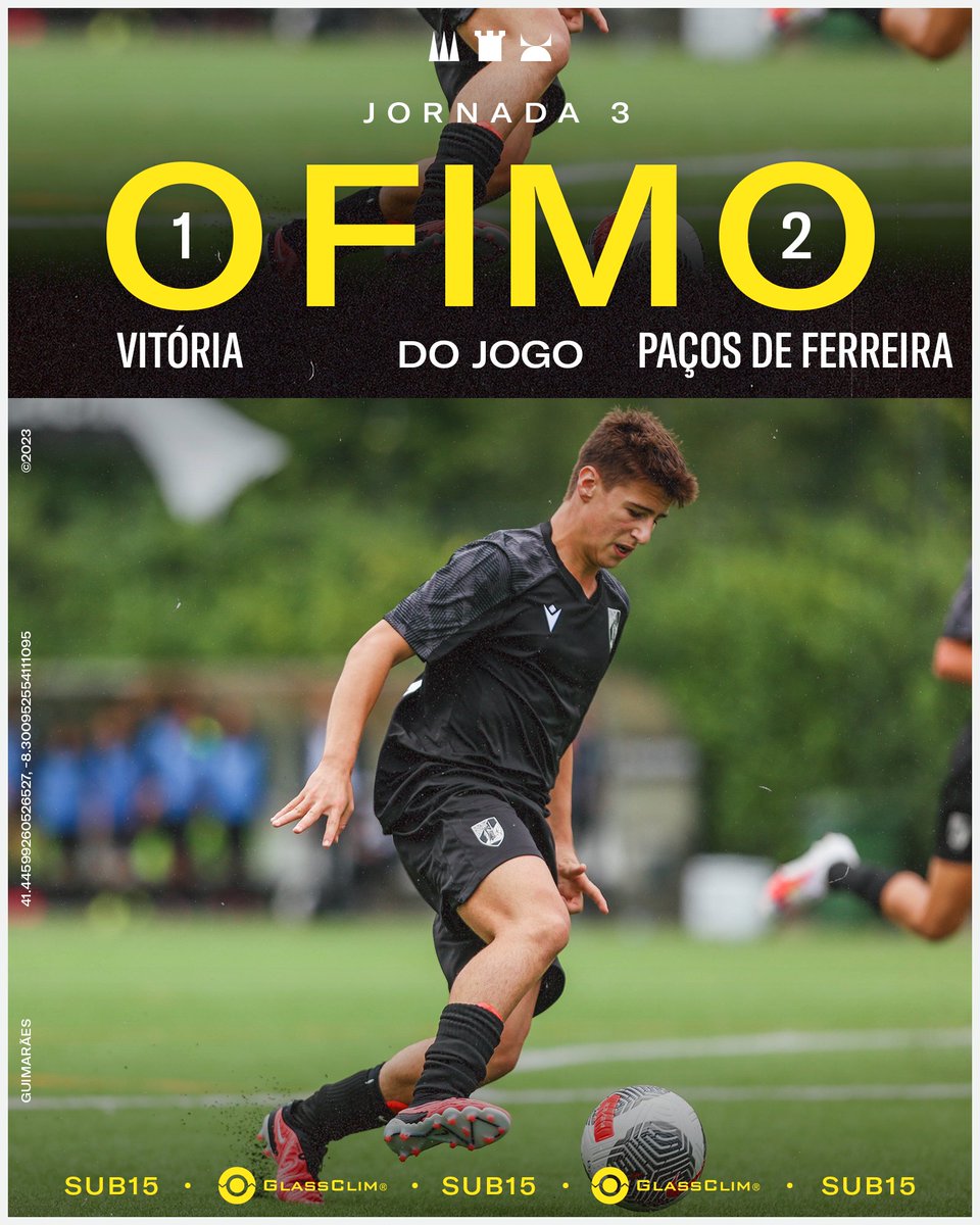 VitoriaSC1922's tweet photo. | APITO FINAL - FULL TIME |

80’ Derrota em casa diante do Paços de Ferreira. Diago marcou o golo dos vitorianos.

#SUB15 | 1-2 | #VSCFCPF https://t.co/UN3KJ6GO75