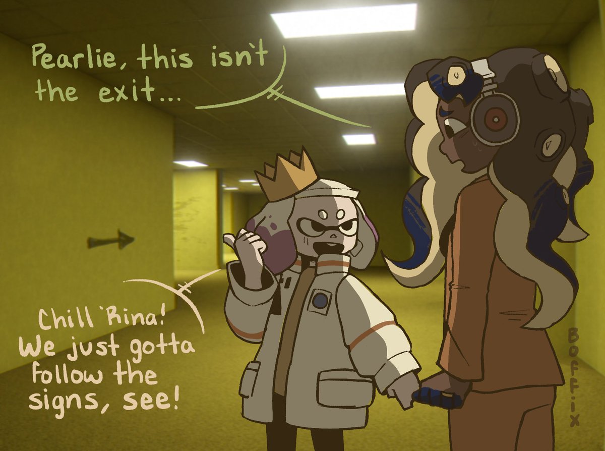 Boffix_'s tweet photo. Misplaced confidence wife and rightfully worried wife
#Splatoon3 https://t.co/6wt0746pqb
