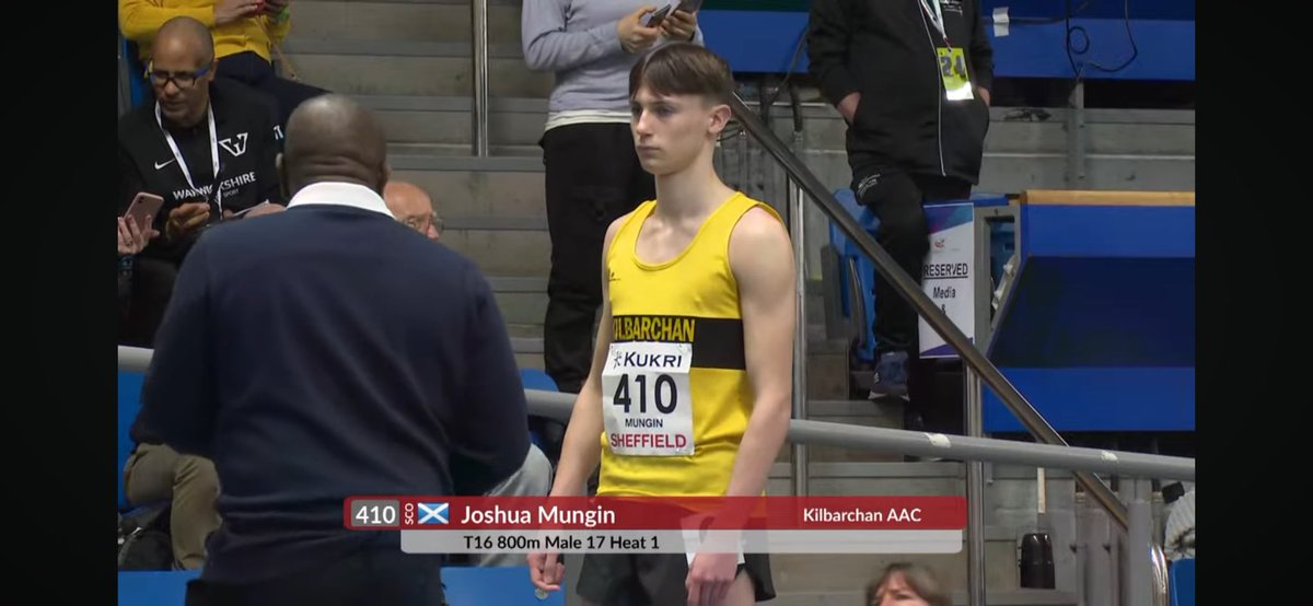 Our S4 Pupil, Joshua Mungin, has just won the U17 800m at the English Nationals (de facto British) in a time of 1m54s and led from start to finish!! A fantastic achievement for a dedicated and talented lad!! Delighted for you Joshua!! <a href="/theparkmains/">Park Mains High</a> #respect #commitment