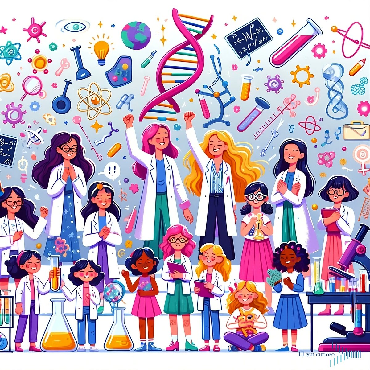 GenCurioso's tweet photo. Hoy, en el #DíaInternacionalDeLaMujerYLaNiñaEnLaCiencia, reconocemos las contribuciones invaluables de las mujeres a la ciencia. ¡Sigue este hilo para conocer más sobre sus históricas aportaciones! 🌟 #MujeresEnCiencia https://t.co/qGCGIZ8M02