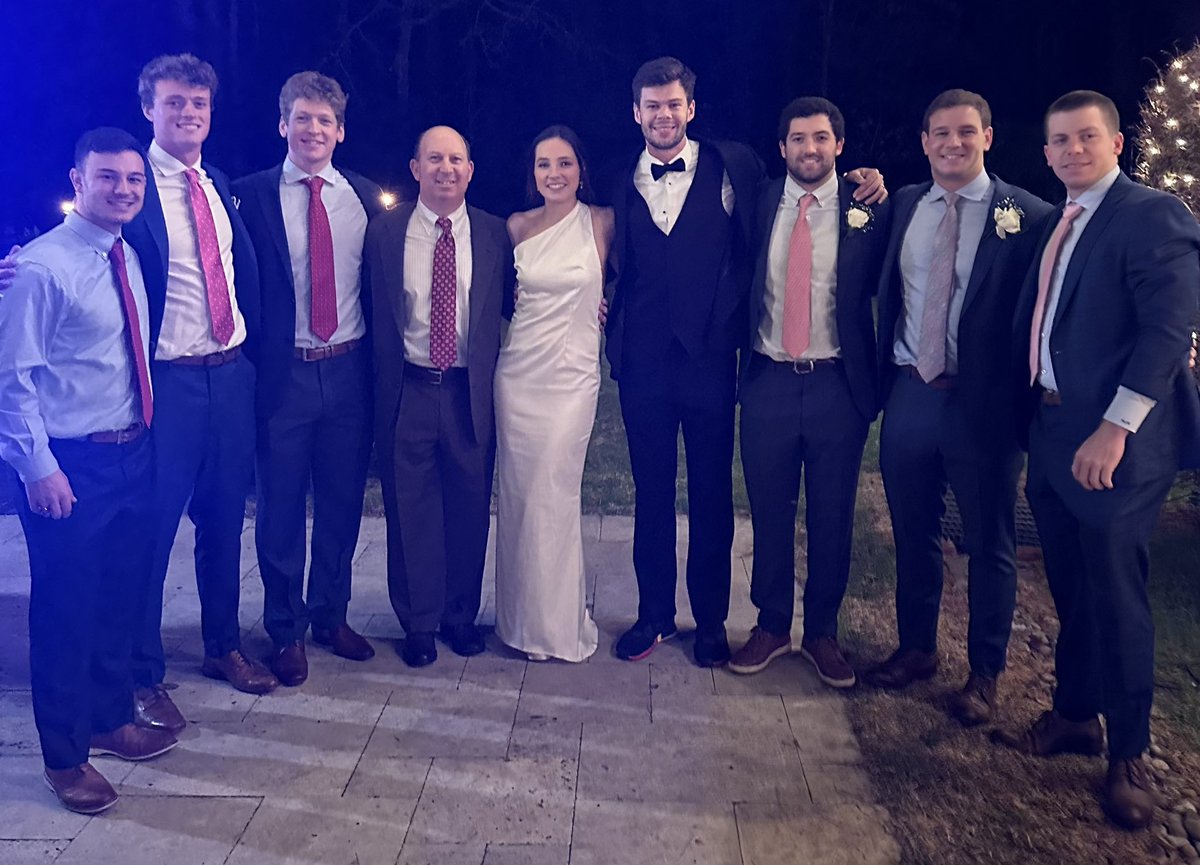 @GamecockFB Specialists in the house enjoying an incredible wedding celebration for @parker_white4 and his lovely wife Katie! Wishing them much happiness!