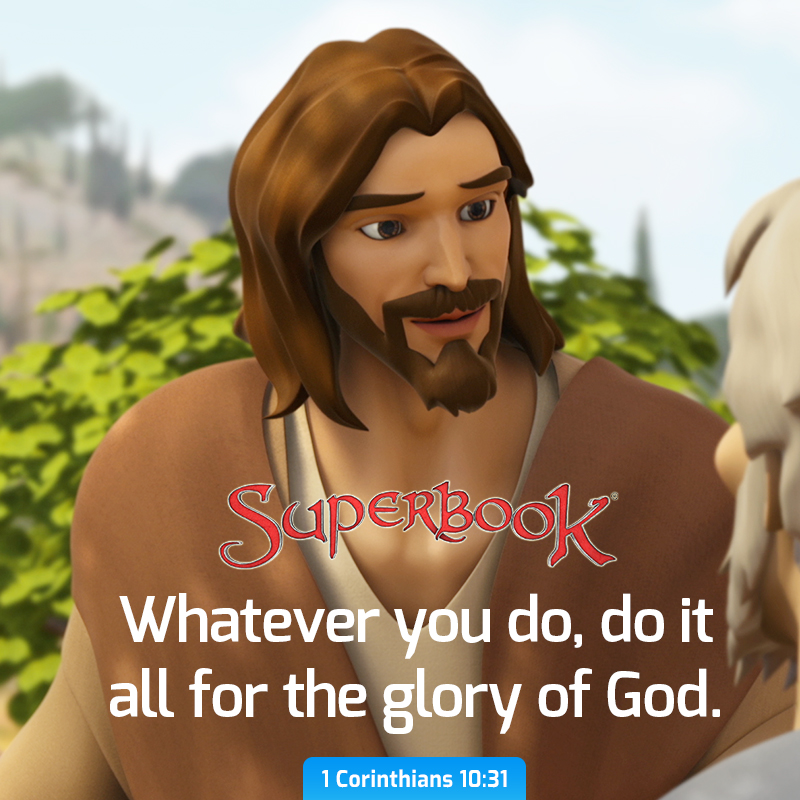 Parents, let this verse guide you in your journey! Let every moment be an offering of love and service, shining God's light in your home. 🙏 

Learn more Bible verses! Download the FREE Superbook Bible App! go.cbn.com/uHuz #BibleTime #GloryToGodAlone