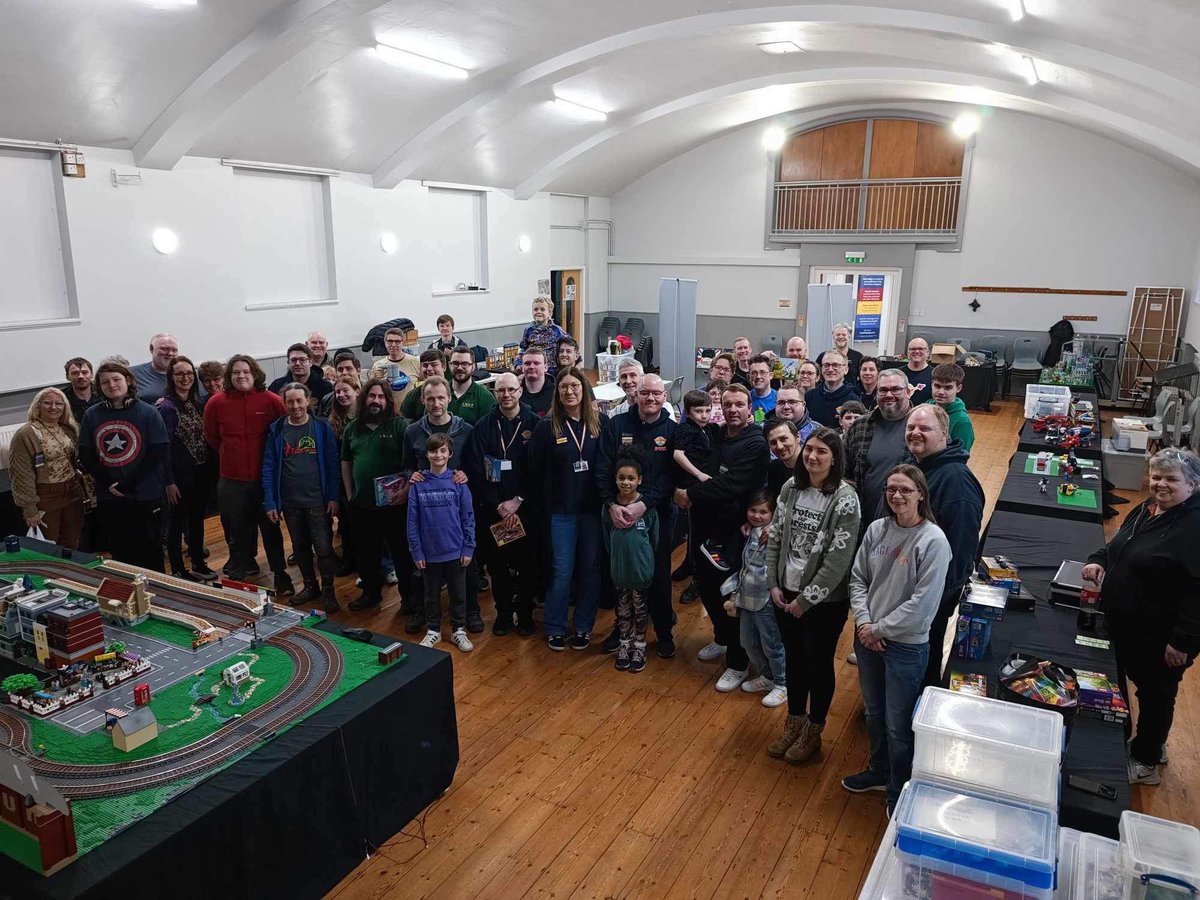 BrickAlleyLUG's tweet photo. Thanks to all of our exhibitors, volunteers and traders for making a great day at Thirsk Brick Show yesterday! #lego #legousergroup https://t.co/ZirX9jmwsO