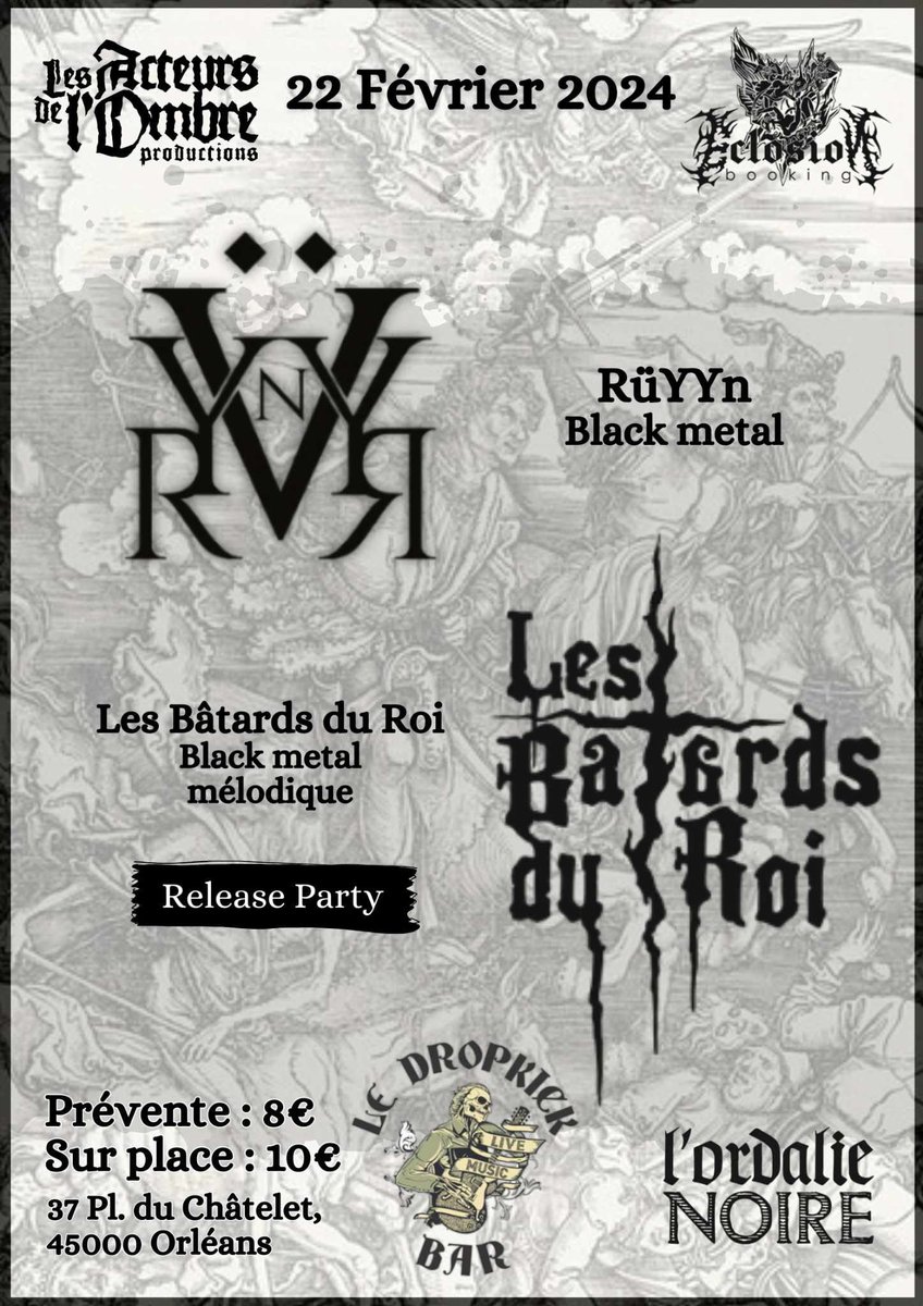 Ladlo_prod's tweet photo. 🔥 ANNONCE CONCERTS 🔥

🇫🇷 21/02 RüYYn @ Lyon
https://t.co/M7UoFL5NMj

🇫🇷 22/02 RüYYn @ Orléans
https://t.co/CzeH17DWPF

🇫🇷 24/02 MIASMES @ Tours
https://t.co/VaGvdUhqkr

🇧🇪 24/02 RÄUM @ Charleroi
https://t.co/SrS8zK6RZ3 https://t.co/7B5k7DbBFS