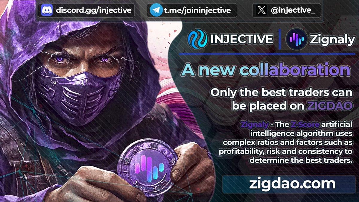 Nesti27_'s tweet photo. 🥷 Dear Readers,
💡Glad to announce a collaboration between @zignaly and @Injective_

✨#ZigDao offers an innovative solution - artificial intelligence to select only the best traders!
🤝Build a better ecosystem together!

📌Read more👇
#INJ #injection #AI #Zignaly https://t.co/NZL3nURCje