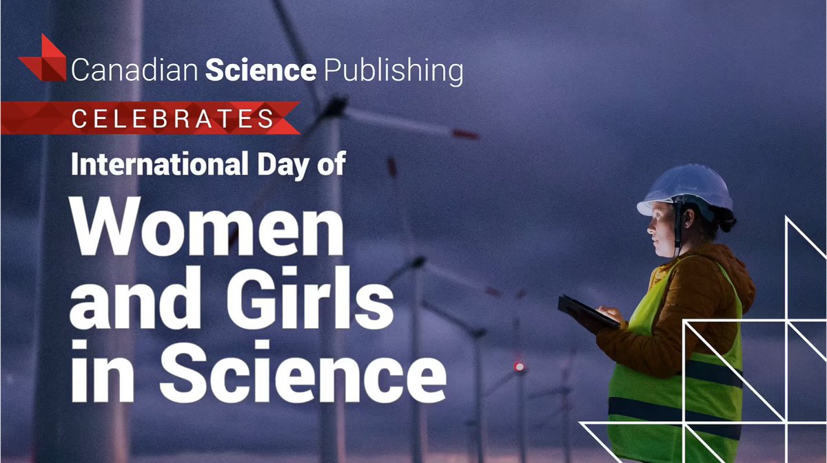 Canadian Science Publishing (@cdnsciencepub) on Twitter photo It's the International Day of Women and Girls in Science! To celebrate, we're sharing conversations with #WomenInScience: researchers, editors, and science communicators. 🌟 Read their stories at ow.ly/zSEw50QzEoc <a href="/WomenScienceDay/">Women in Science Day</a> #IDWGIS 👩🏾🔬 🔬🔭📐 It's the International Day of Women and Girls in Science! To celebrate, we're sharing conversations with #WomenInScience: researchers, editors, and science communicators. 🌟 Read their stories at ow.ly/zSEw50QzEoc <a href="/WomenScienceDay/">Women in Science Day</a> #IDWGIS 👩🏾🔬 🔬🔭📐