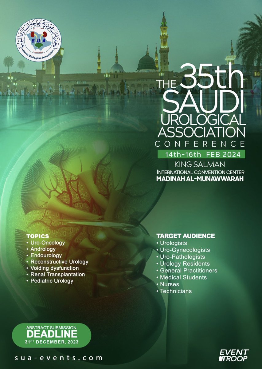 Looking forward to the comprehensive #HoLEP workshop hosted by <a href="/saudiurological/">SUA</a> in Medinah next Wednesday. Aiming for all attendees to feel confident about beginning or continuing their HoLEP journeys afterwards