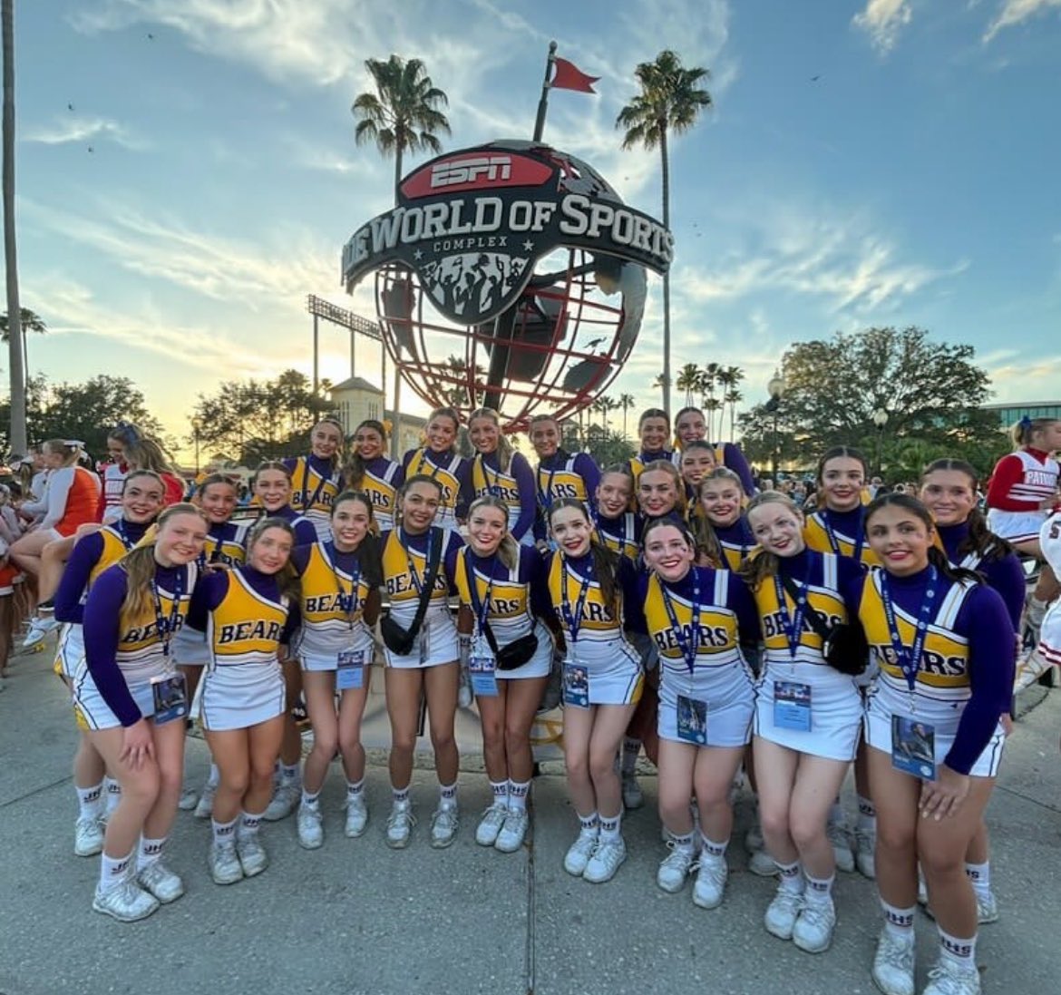 jacksonhscheer's tweet photo. After an energetic performance, these girls are taking their routine to finals! Join us in cheering them on today. Proud of our girls! 🤩 https://t.co/ZkfFlijVV8