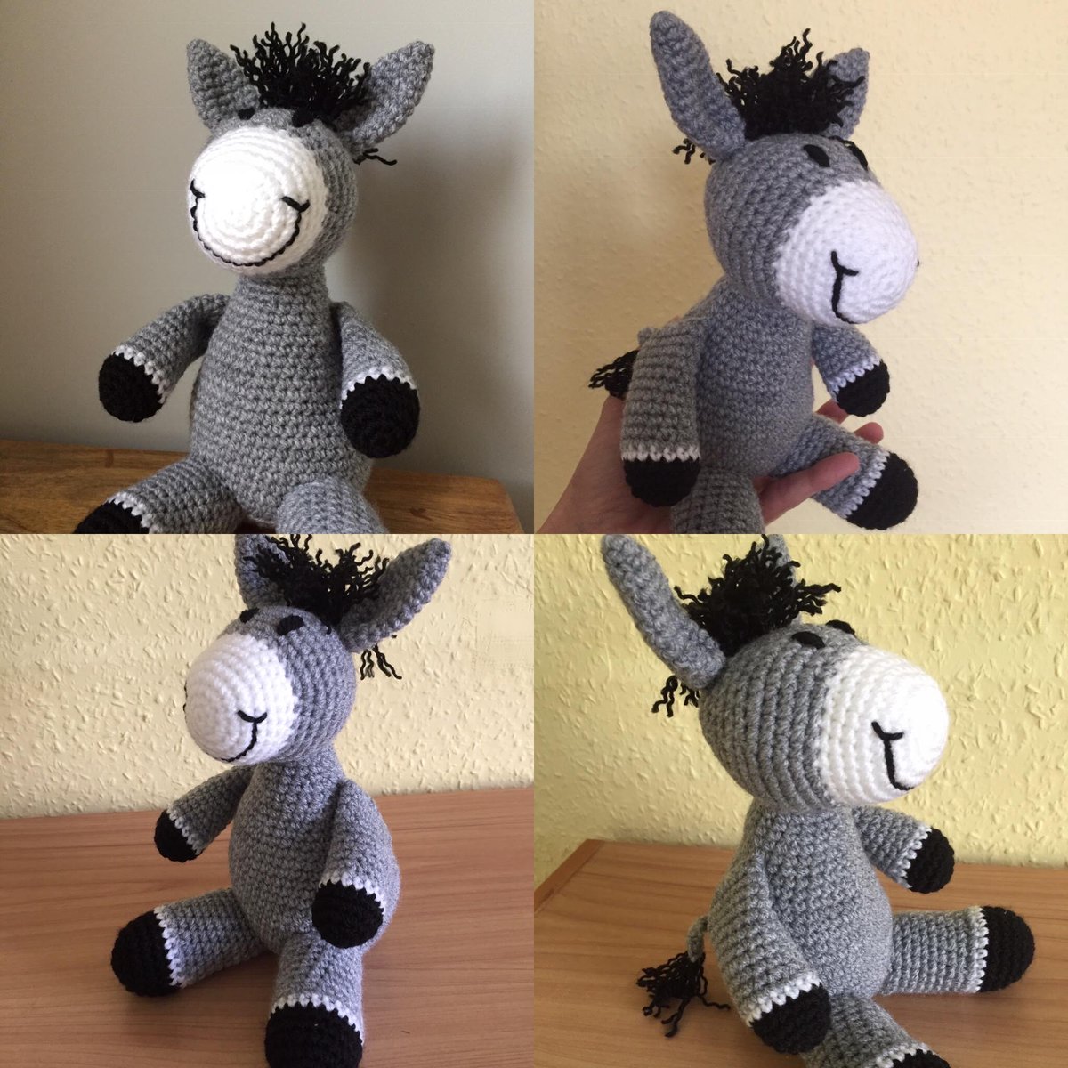 Tanyawarren's tweet photo. Is anyone seeking a stable companion?  This little donkey is looking for his forever home.  

https://t.co/yQ1n1v6NCd

#UKHashtags #etsy #firsttmaster  #CraftBizParty #MHHSBD https://t.co/nHPOsddzlK