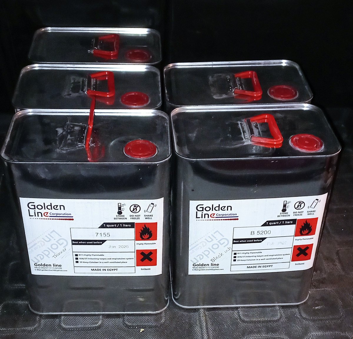 Cables Gravure Printing ink and Thinner will delivery to " Egypt Cable - ECM "

🟠 High quality 
🟠 Competitive price
🟠 Fast delivery 

#made_in_egypt 
#صنع_في_مصر