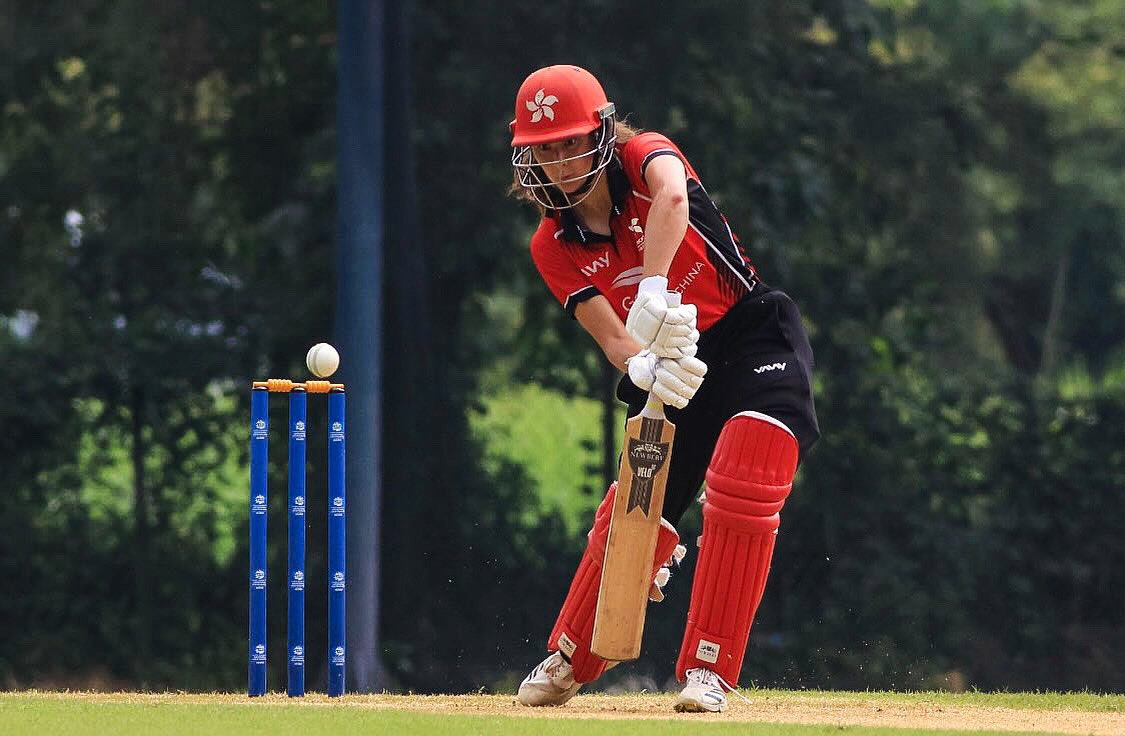 .@MarikoHill the record breaker 🙌🏏 1️⃣0️⃣0️⃣* 6️⃣1️⃣ balls #TeamNewbery star Mariko scored a well deserved CENTURY & once again breaking the record for the Highest T20I Innings Scores for Hong Kong, China Women’s team! #NewberyCricket #Cricket