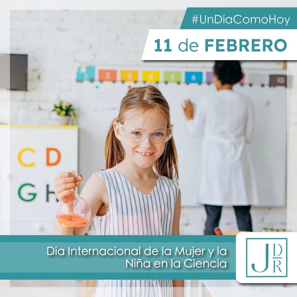 #UnDíaComoHoy #diamujeryninaenciencia se tiene por objetivo impulsar el acceso y la participación plena, igualitaria y equitativa de las mujeres y las niñas en la ciencia y también para su empoderamiento para que contribuyan decisivamente en el desarrollo y progreso del mundo. 🧪