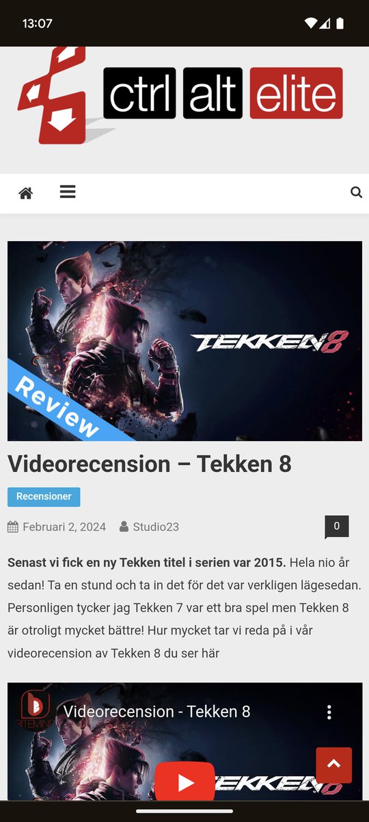 Det var 9 år sedan vi fick ett nytt Tekken-spel, men nu är serien tillbaka med Tekken 8! 🥋

Se vad David tyckte i hans senaste video recension, finns på vår hemsida!

#tekken8 #bandainamco #bandainamcoentertainment #fighting #fightinggames #review #videoreview #ctrlaltelite