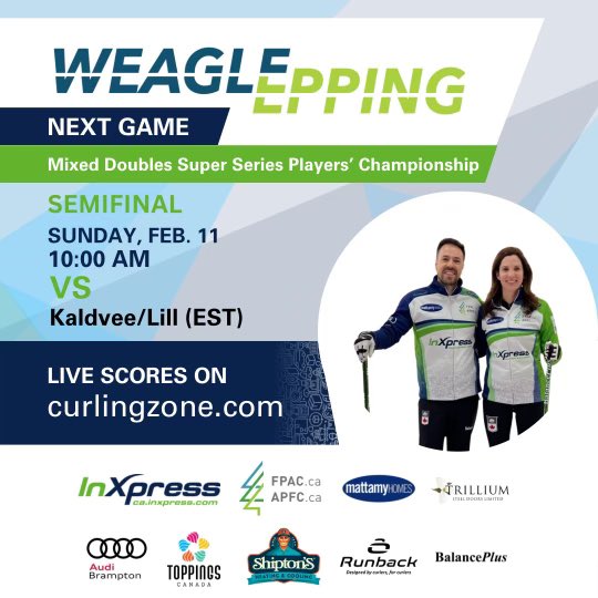 Semifinal Sunday! 🥌

<a href="/MDSuperSeries1/">MDSuperSeries</a>