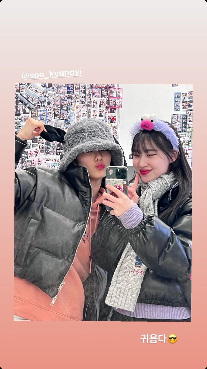 ig story! 🦊

“ @.soo_kyungyi
cute😎 “

#ELLY #엘리 #WEKIMEKI  #위키미키