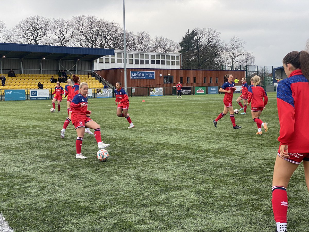 BoroWomen's tweet photo. Warm-ups underway 🏃‍♀️ #UTB #UTBW https://t.co/uOdkGTeuy0
