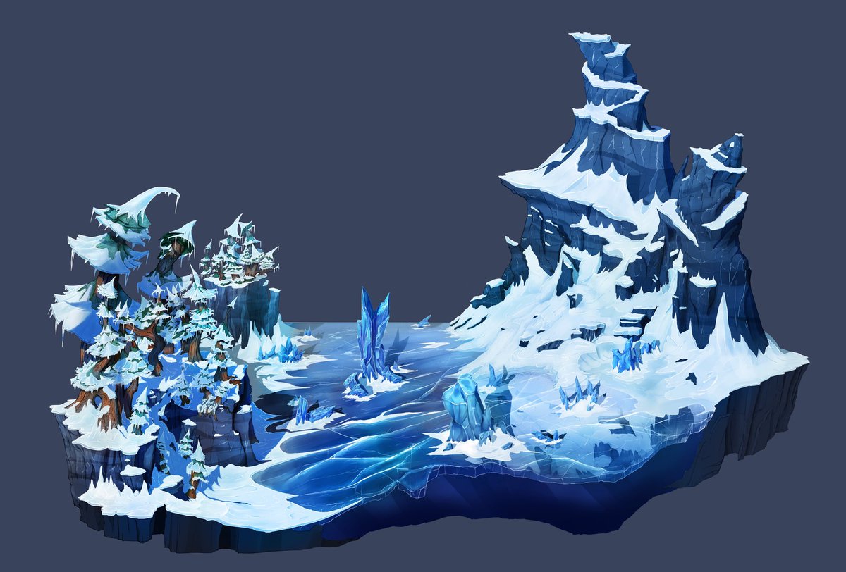 Winterwonderland for a personal project 
#winterwonderland #snowymountains #ice #snowart #winterart #winter #snow #trees #wintertrees #snowytreees #letitsnow #art #personalwork #photoshop #iceart #exterior #environmentart #cold #frost