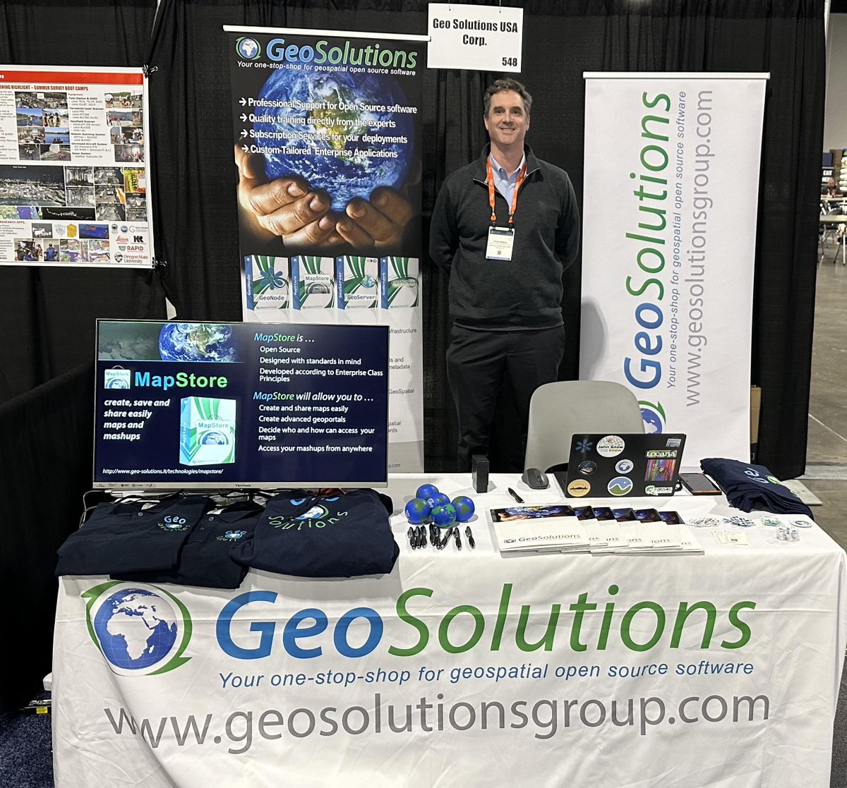 🌏We are at #GeoWeek in #Denver until Tue to show our work with #Lidar, #3D #Meshes, #Building data and #3DTiles with #MapStore #opensource.  

👀Meet us at📍booth #548!  

#GeoWeek2024 #Countdown #Lidar #3D #Geospatial #Technology #FutureTech #FOSS4G #OSGEO