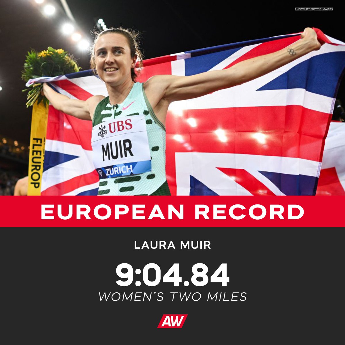 EUROPEAN RECORD A truly sensational run from @lauramuiruns as she sets a European two mile record in New York 🔥 The Brit clocks 9:04.84 and although she finished behind world U20 5000m champion Medina Eisa, the Ethiopian was disqualified 🇬🇧 After her 9:04.84, @lauramuiruns…