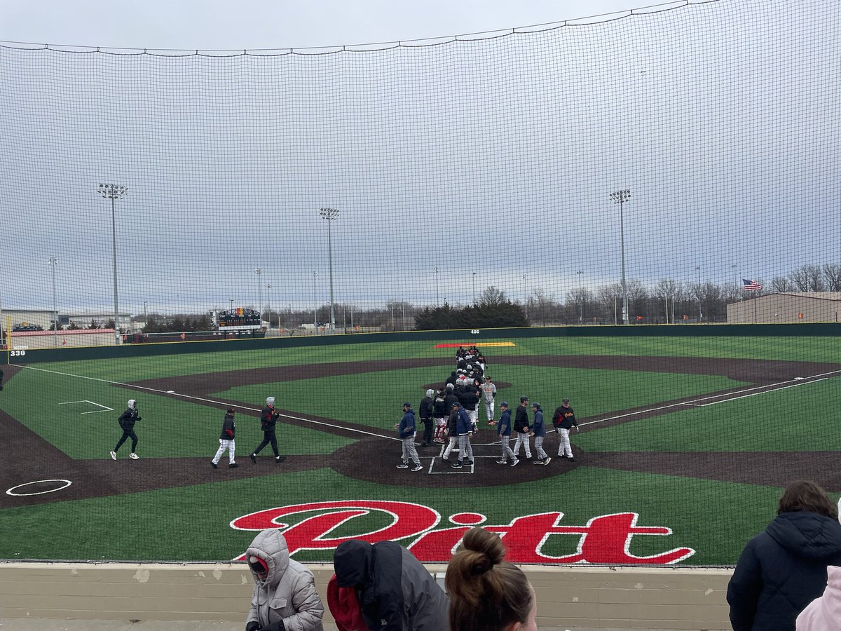 ChazWrightTV's tweet photo. Final… 

@GorillasBSB 1, Regis 0…⚾️

Pitt State caps off the series with a win and win the series 3-1. Gorillas improve to 6-2 on the year!

Cade Clemons had an RBI. 

Boston Dowd picks up the win on the mound after going; 4.0 IP, 1 H and 2 K’s. 

Highlights tonight at 10! https://t.co/IgupWhW6r9