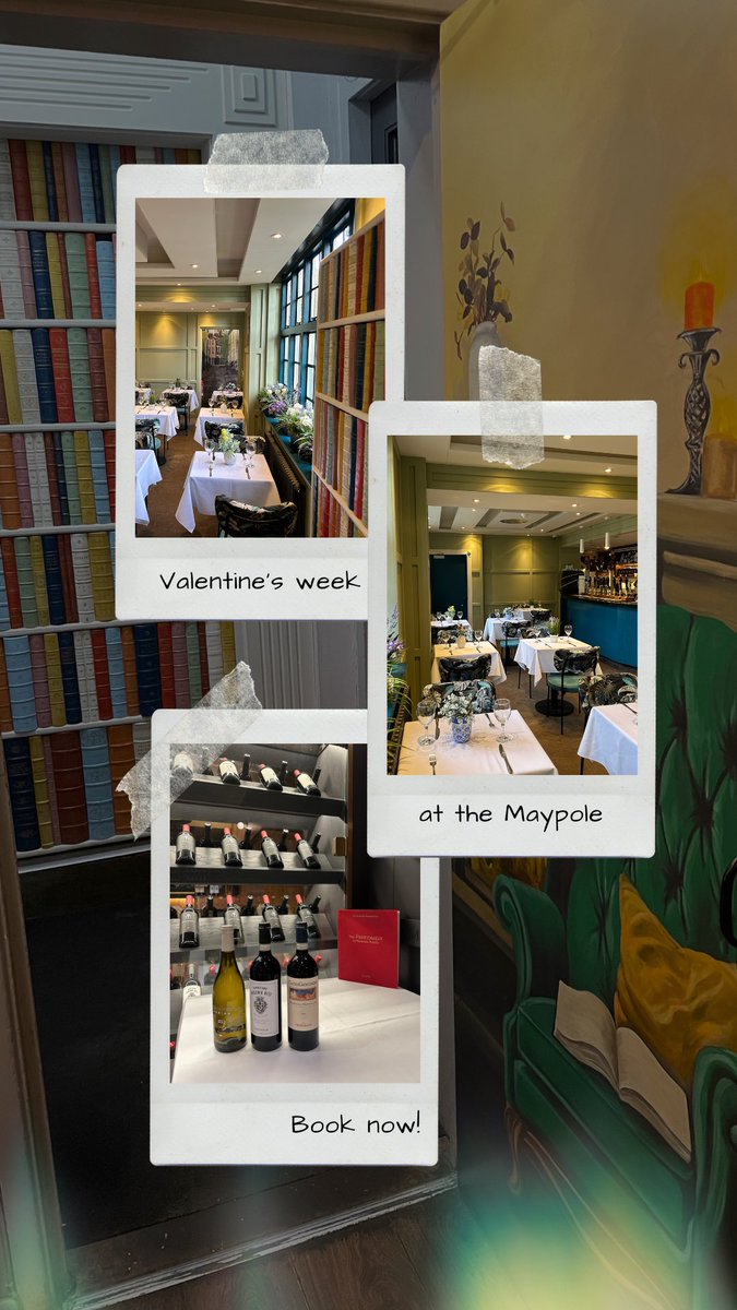Valentine’s week dinner at the Maypole - selling fast! 
Book now to avoid disappointment. 

Three-course dinner for £25 per head with glass of Prosecco on arrival
 🍝🍮🥂