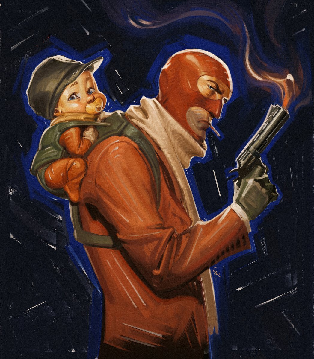 iyelendecker's tweet photo. Thought of Spydad

#TeamFortress2 #tf2 #tf2scout #tf2spy https://t.co/fu5yM217t3