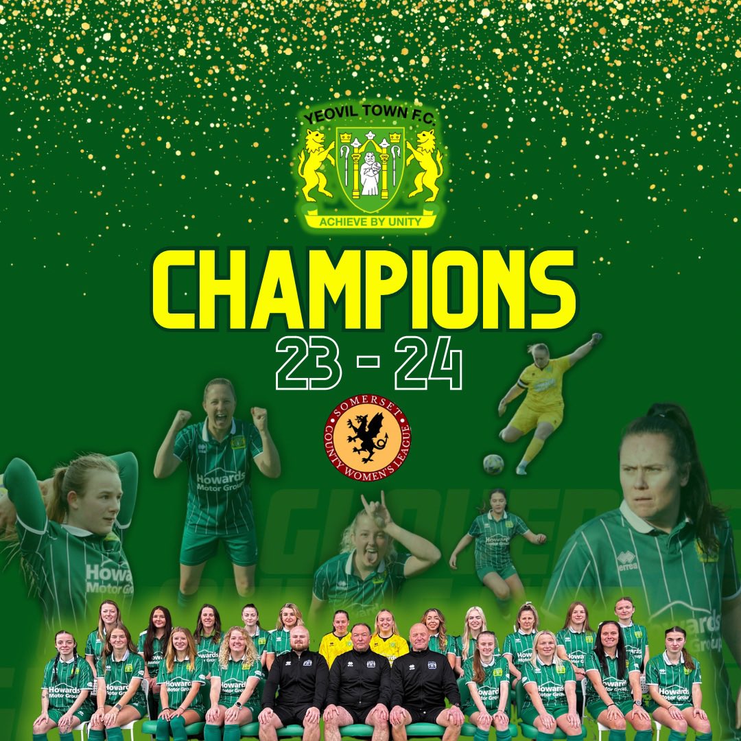 YTFCWOMEN's tweet image. Congratulations to our First Team!
Other results going our way means 2x 🏆🏆 in one day!🤩

Full credit to Paul Knight, @MattRyanBennett , @TonyRich69 &amp;amp; all of the girls in a green shirt for their incredible efforts this season!👏🏼

&amp;amp; of course another 🏆 for our DOF @Jayp__19 😉