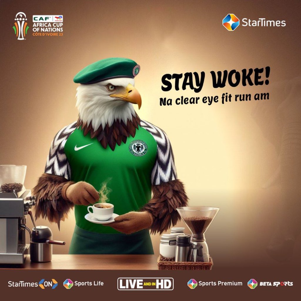 Ji masun, only clear eye for run am🦅

Catch the AFCON final anytime, anywhere on the StarTimes ON App. Your favorite match at your fingertips! #StarTimesSports