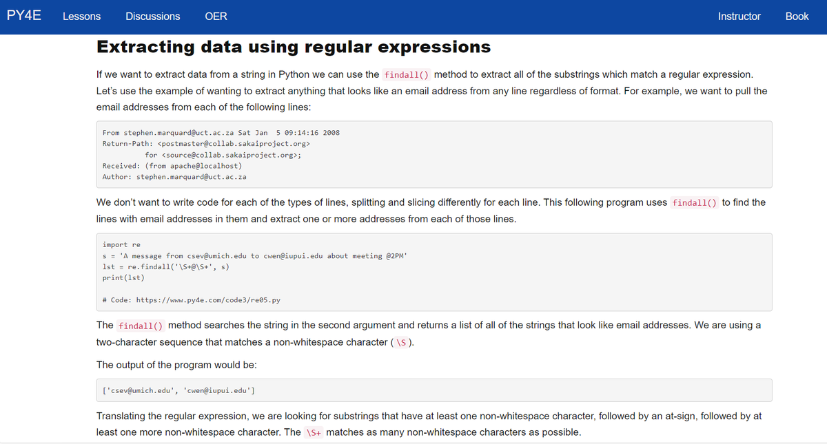 barelyai's tweet photo. Day 14 of #100DaysOfCode :
- Learnt about #regex(Regular Expressions) in #Python.
- Matching and extracting data using regular expressions. Will finish this module by tomorrow.
#freecodecamp #PY4E https://t.co/jTpEK6FXeR