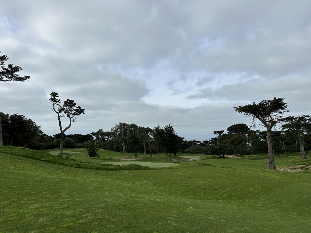 Super Bowl Sunday golf. San Francisco’s own Golden Gate Park.