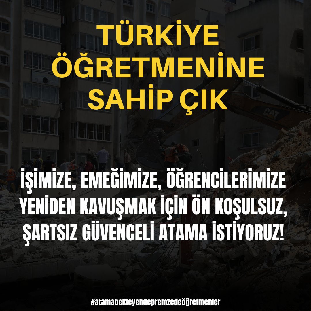 The_PumpkinPie's tweet photo. Depremzede öğretmenlerin mağduriyeti ortada. İşsiz, evsiz, yurtsuz kaldık. Umudumuzu kaybetmek istemiyoruz.

@RTErdogan @dbdevletbahceli @fahrettinaltun @_cevdetyilmaz @Akparti @Yusuf__Tekin #UnutulanDepremzedeÖğretmeneAtama https://t.co/FGG8WnabPK