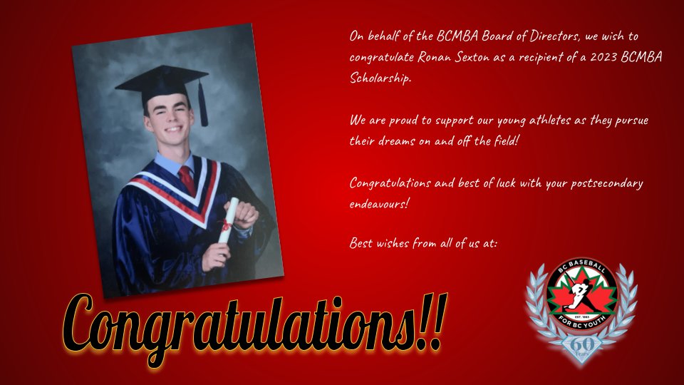 BC Minor Baseball Association (@bcmbaseball) on Twitter photo 