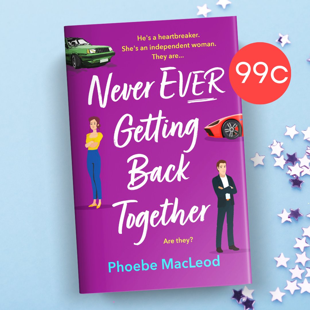 📚 99c DEAL 📚 'It made me smile in places and had me all gooey in others!' ⭐⭐⭐⭐⭐ Reader review @macleod_phoebe's romantic comedy #NeverEverGettingBackTogether is 99c today! Grab your copy here and start reading (US Only): mybook.to/nevereverbacks…