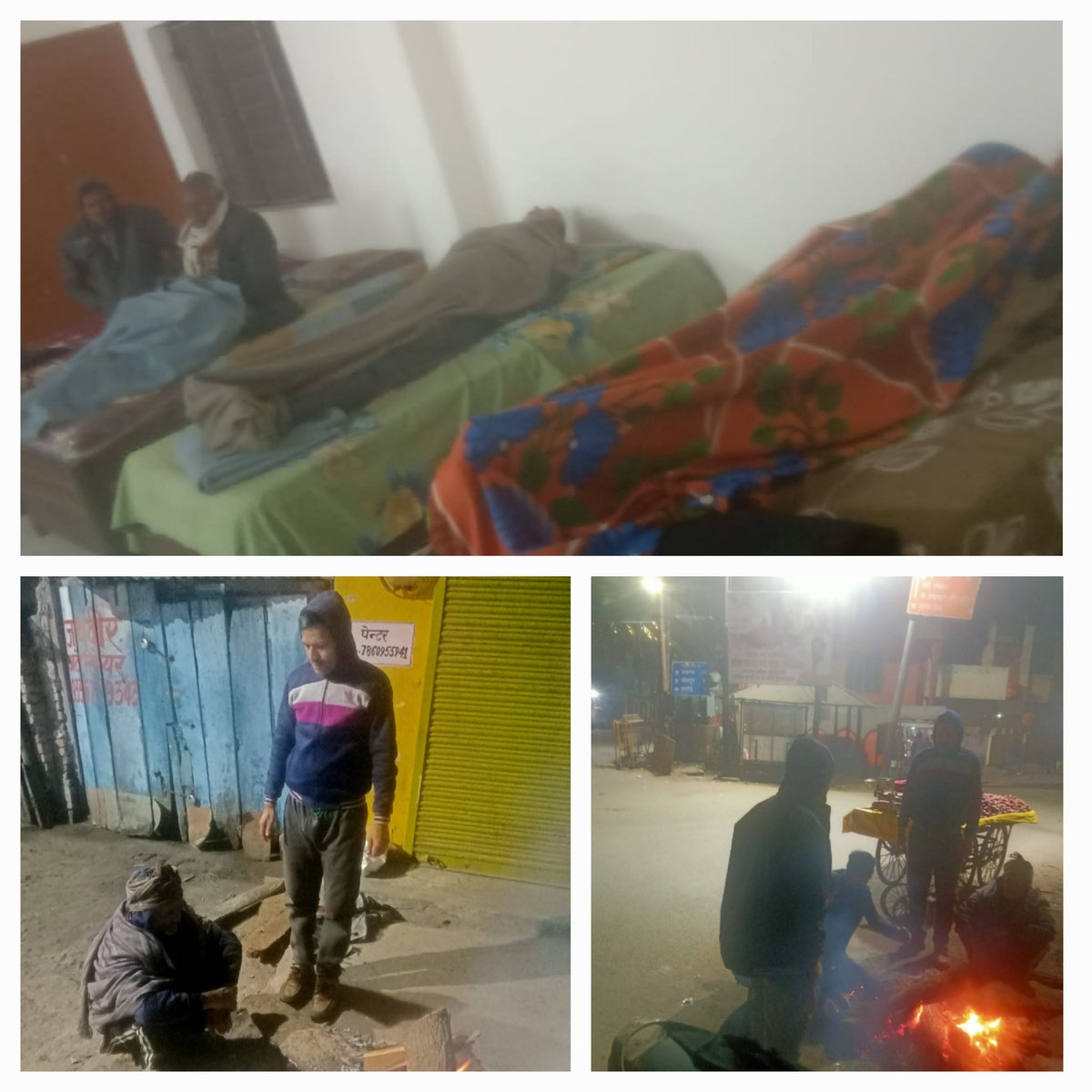daynulmspn's tweet photo. In view of the cold, to protect the homeless and night travelers from the cold wave, Yesterday late night inspection of the Labour adda shelter home was done by duda staff and Shelter home team
#Shelter #Shelterhome #Urbanhomeless #Duda https://t.co/q0UJrXRBK7