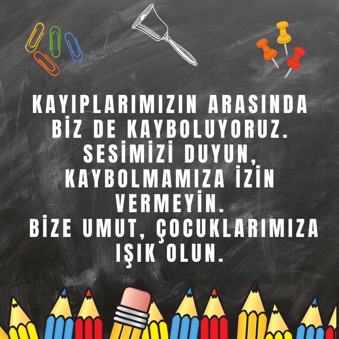 Deprem bölgesinde yaşam mücadelesi veren ataması gerçekleşmemiş depremzede öğretmenler acilen şartsız atama bekliyor. İşsiz,gelirsiz ve mutsuzuz.Yanımızda olun lütfen. Koşulsuz atama bekliyoruz
<a href="/Serhan_Asker/">Serhan Asker</a>
#UnutulanDepremzedeÖğretmeneAtama