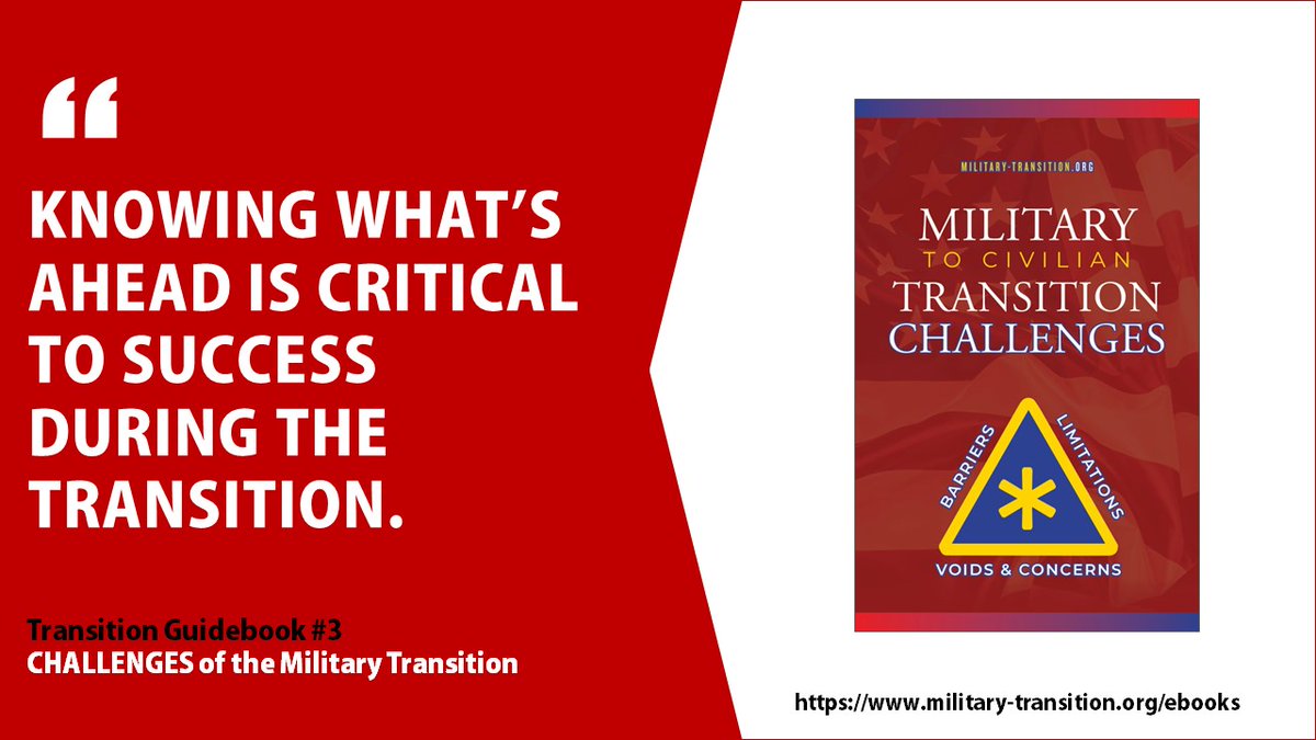 Lessons for your #militarytransition 
military-transition.org/ebooks.html #ProudMilitaryFamily #ServiceLife #LifeOfService #ProudVeteran #MiltiaryProud #USmilitary #USveteran