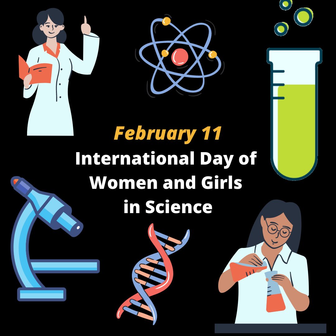 Happy International Day of Women and Girls in Science! 
We celebrate the incredible women who do amazing things in #STEM, and serve as an inspiration to future generations of girls interested in STEM. #InternationalDayOfWomenInScience #STEMGirls