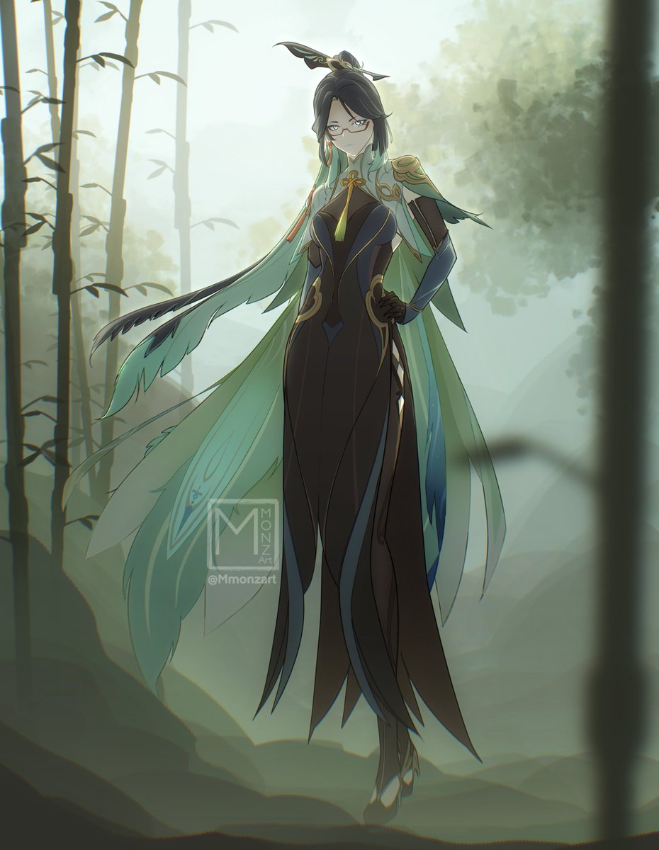 Mmonzartt's tweet photo. Mother is Mothering ! #Xianyun #CloudRetainer #LanternRite2024 #GenshinImpact #FanArt #Procreate https://t.co/FngTqHsT4i