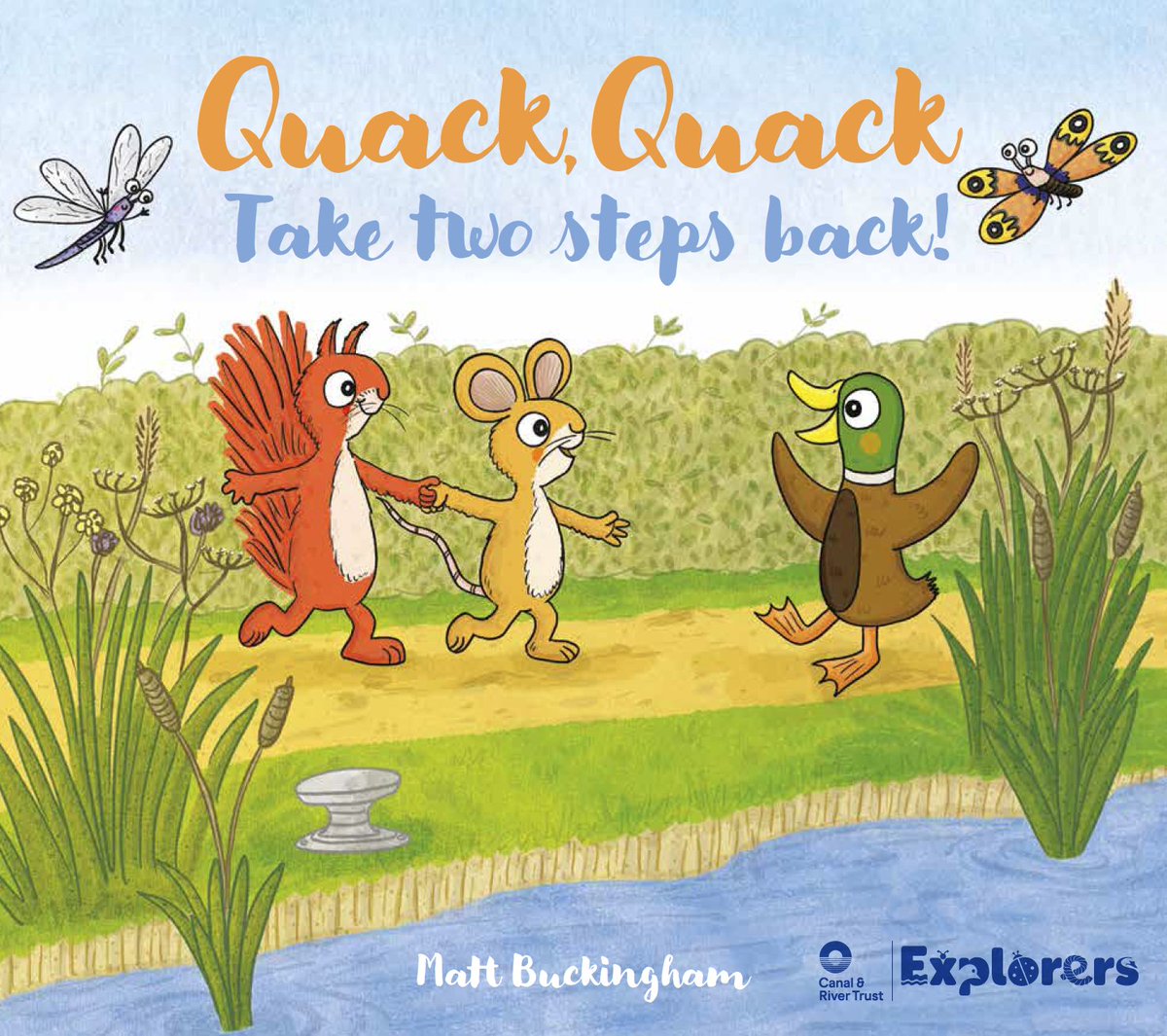 It’s here!! Our NEW wildlife-themed picture book created with the <a href="/CanalRiverTrust/">Canal & River Trust</a> to help young children stay safe near inland water – written &amp; illustrated by <a href="/MattBuckingham1/">Matt Buckingham</a> 
muddypublishing.com/product/quack-…
#childrensbook #picturebooks #booksfortoddlers #watersafety #newbooksforkids