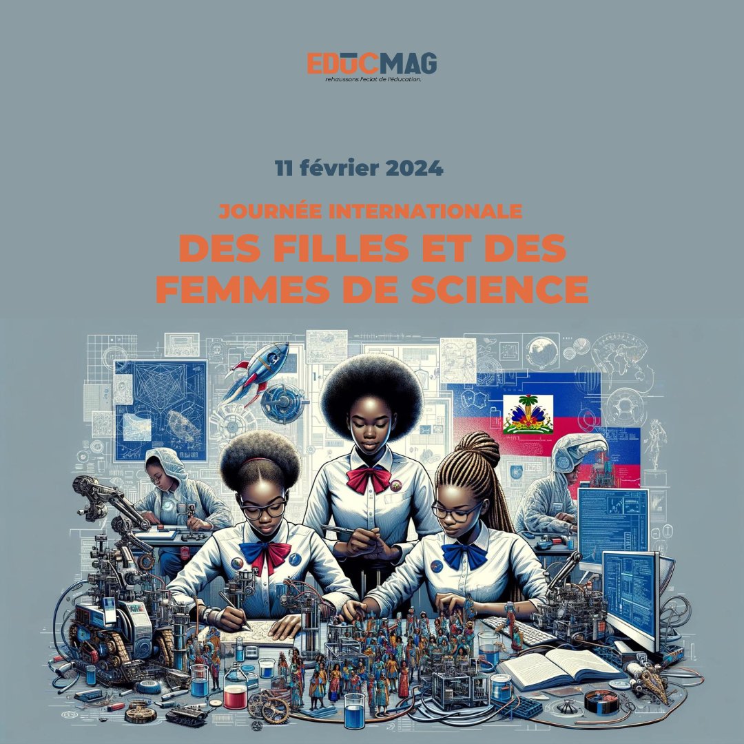educ_mag's tweet photo. En cette Journée mondiale des filles et des femmes de science, Educmag s'engage à promouvoir l'éducation en Haïti malgré les obstacles sociaux et politiques qui entravent souvent le chemin vers l'école.#JourneeFillesFemmesScience #STEMEducation #Educmag #ÉduquonsHaïti https://t.co/PXj8L7a9nd