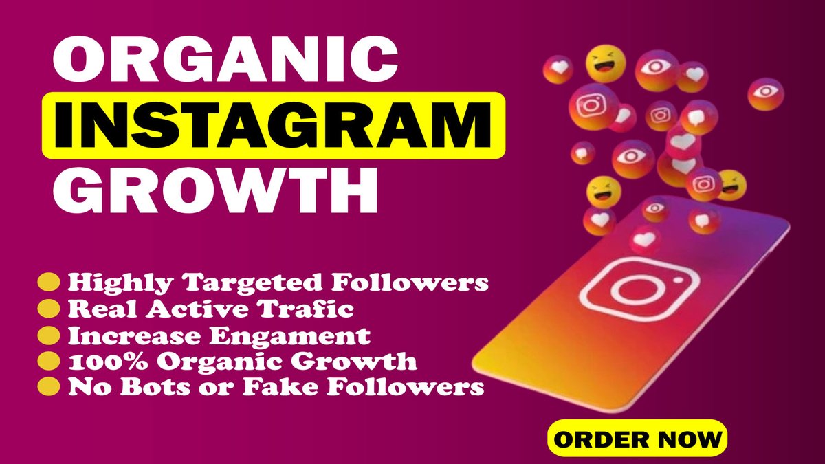 I will Instagram marketing or promotion for fast organic Instagram growth rebrand.ly/instagram-prom… #INSTAGRAM #socialmediamarketing #instagrampromotion #instagrammarketing #organicgrowth #fastorganicgrowth #Growth