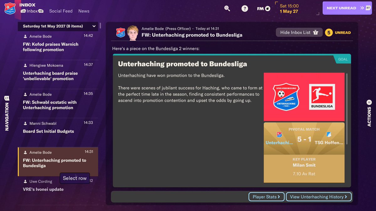 We did it boys! #promotion
<a href="/Haching_1925/">SpVgg Unterhaching</a> <a href="/Bundesliga_DE/">BUNDESLIGA</a> 
<a href="/FootballManager/">Football Manager</a>