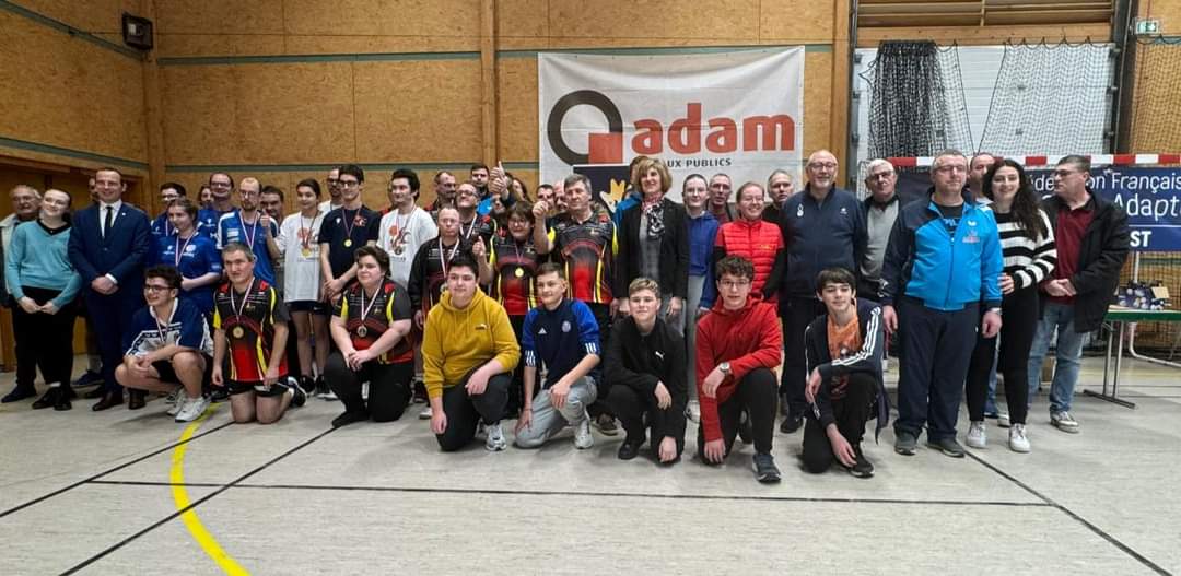FabienDiFilippo's tweet photo. Remise des prix🥈🥇🥉 aux championnats interdépartementaux #sportadapte de tennis de table 🏓, organisés par "La Johannaise" à l'espace Cougar de Saint-Jean-Kourtzerode 👏
Bravo à tous ceux qui contribuent à l'accès au sport pour tous dans les meilleures conditions ! https://t.co/0k9cbz7EvH