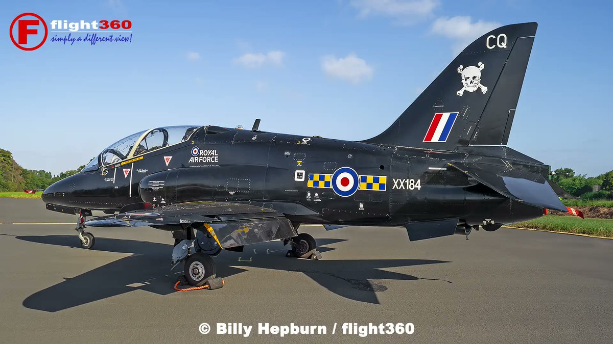 BAE Hawk T.1 XX184 of 100 Squadron RAF at RAF Leuchars, Fife, Scotland. 🛩️⚔️📍 <a href="/RoyalAirForce/">Royal Air Force</a> <a href="/BAESystemsplc/">BAE Systems</a>

#avgeek #aviation #aircraft #military #jet #trainer #raf #uk