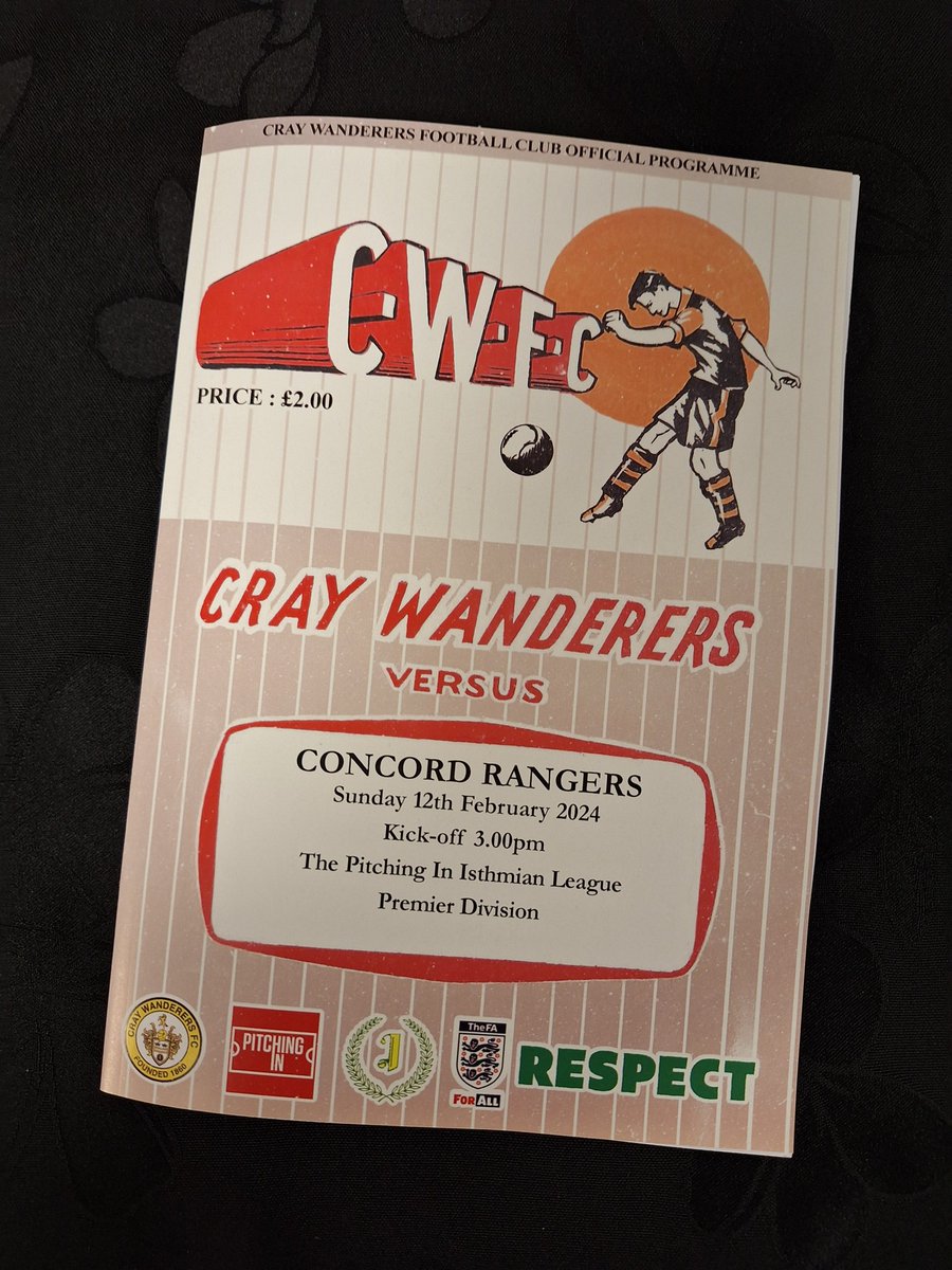 @NonLgeProgs @NonLeagueCrowd Cray Wanderers v Concord Rangers - 11/2/2024