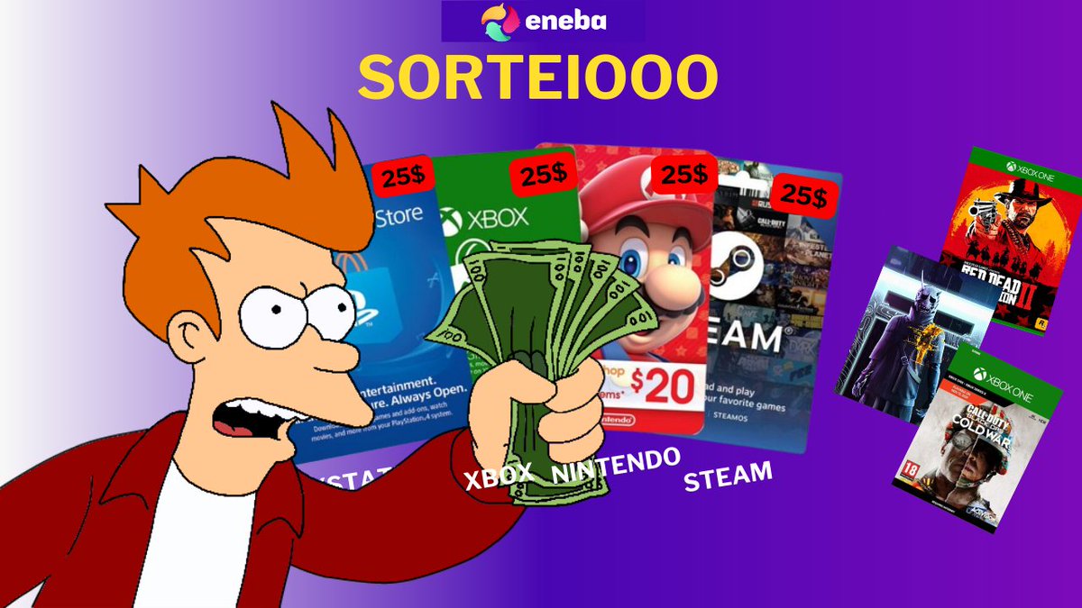 É Hojeeee o resultado em ,mas ainda da tempo de participar. resultado sera as 18:00 .
Link pra participar : x.com/enebasorteios/…