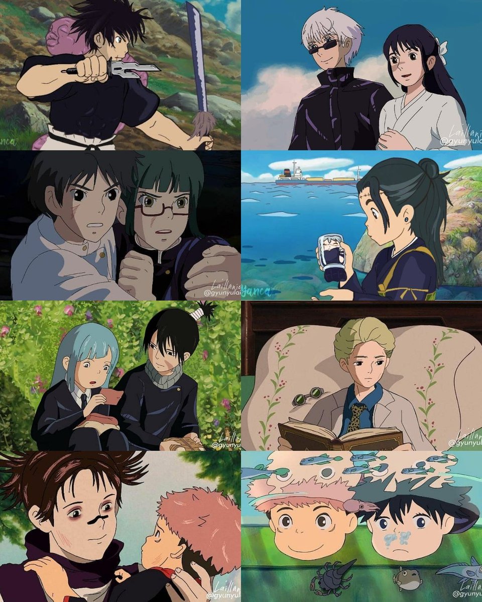 Jujutsu Kaisen x Studio Ghibli