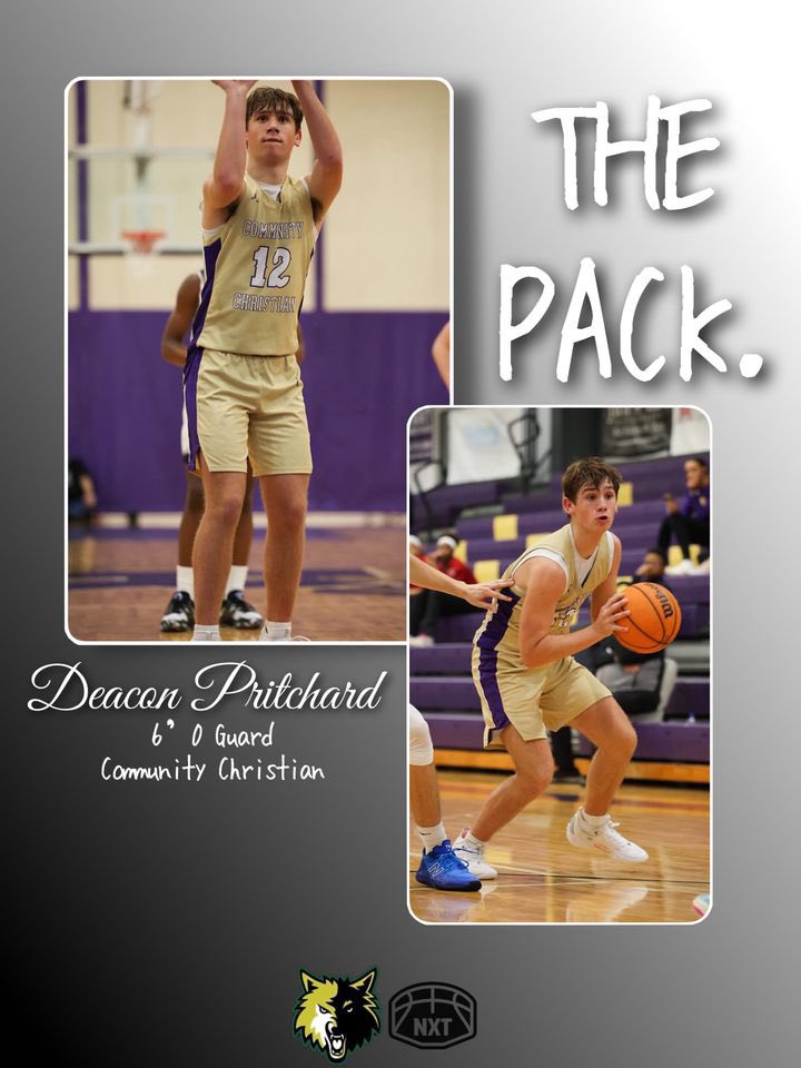 Returning for his 2nd year with the Wolfpack OKC is Deacon Pritchard from Community Christian. Tough kid that gets downhill!